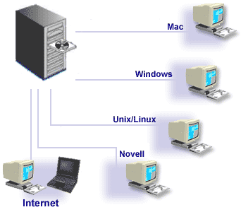 optical server, network storage